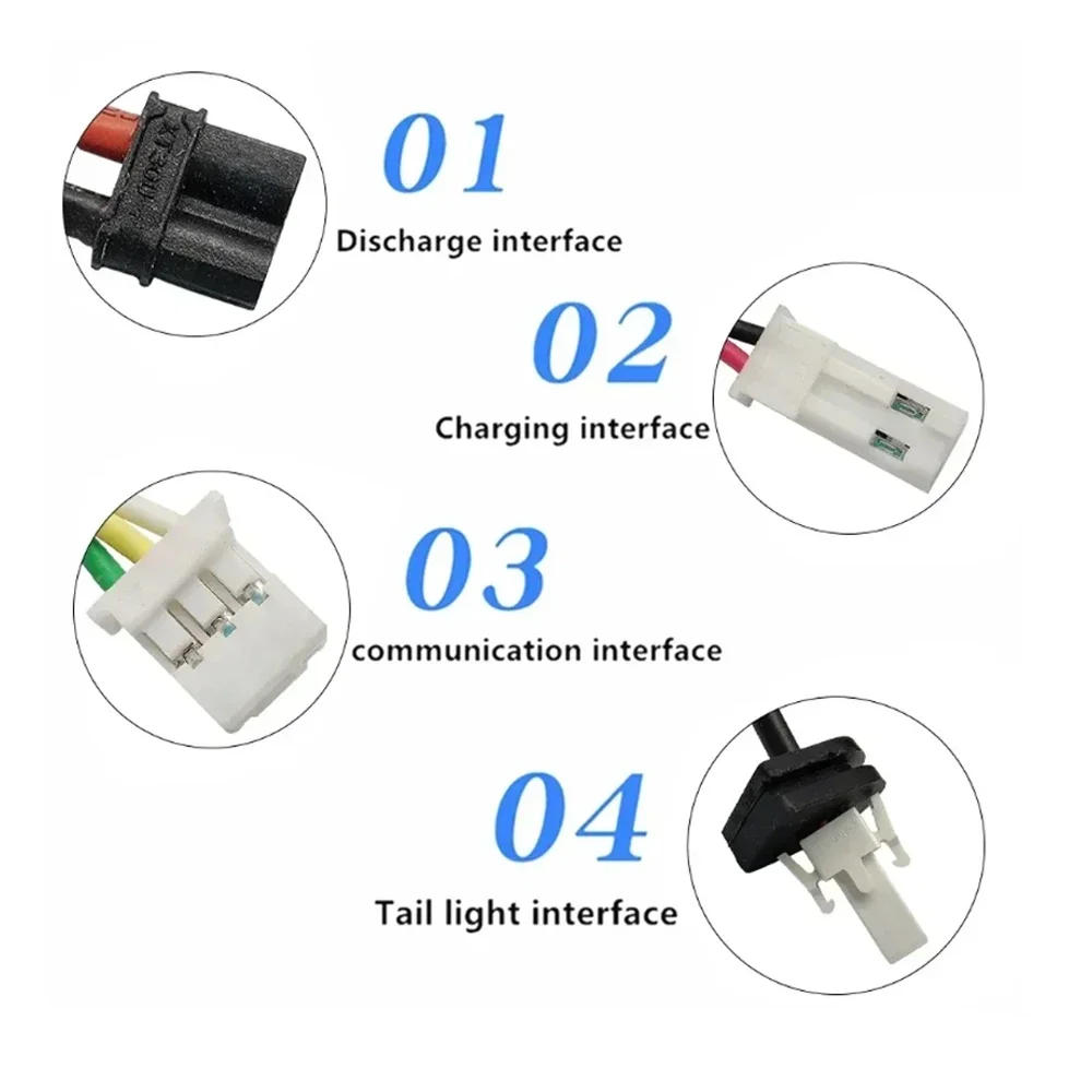 10S3P 36V 7800mAh scooter battery pack suitable for Mi Jia M365, electric scooters, BMS board waterproof Bluetooth communication