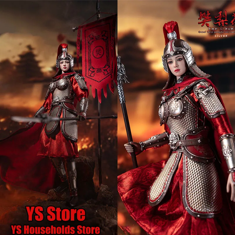 PL2023-213 1/6 Collectible Fan Lihua Female General Action Figure Sliver Armor Clothes Accessory 12