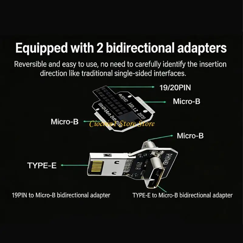 A3PC PH7831G/PH7832G USB Expansion Card With 19Pin And Type E Reversible Adapter Customizable Base 5Gbps USB3.2 GEN1