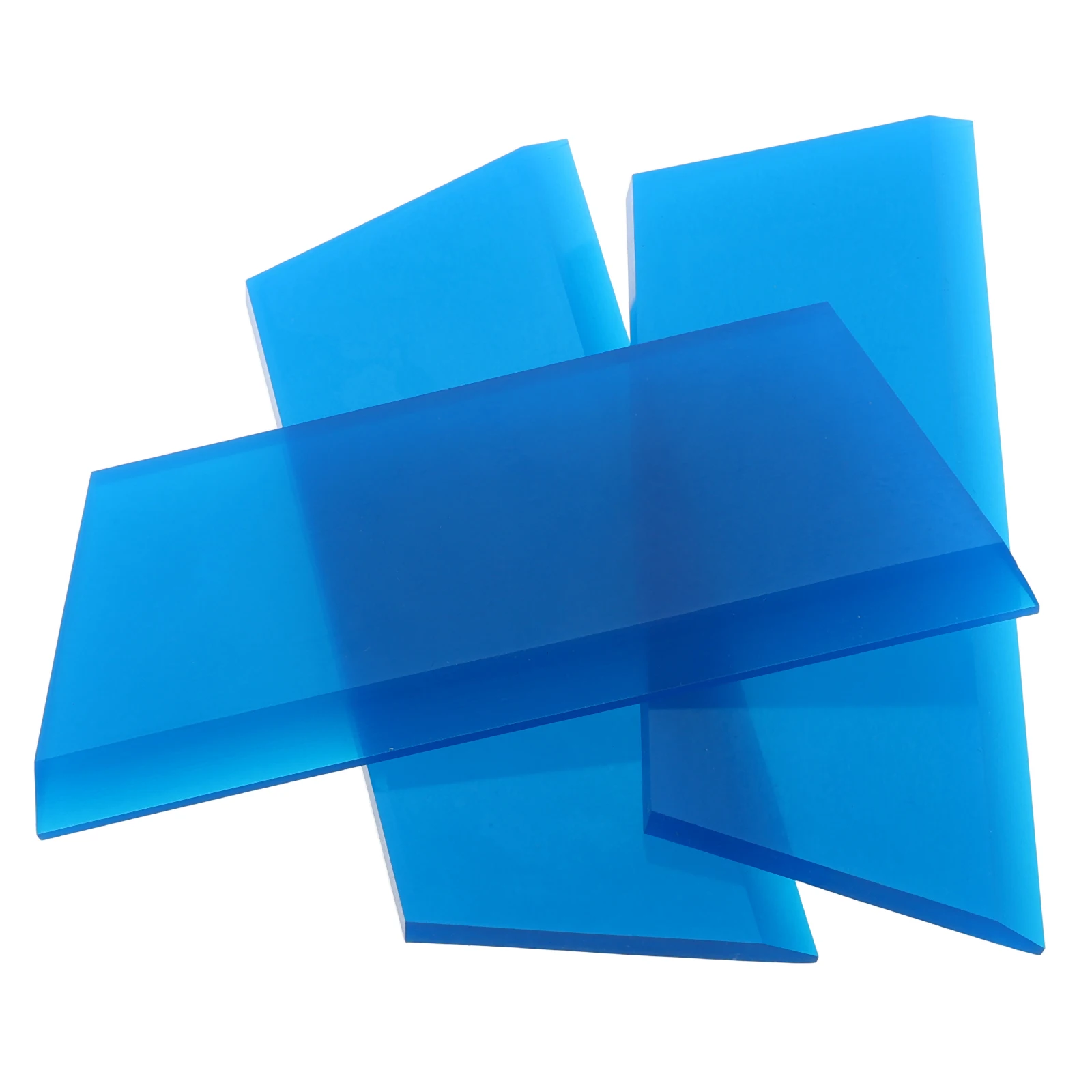 

3 Pcs Corner Squeegee for Vinyl Car Window Decal Smoothing Tool Mini Windows Blue Film