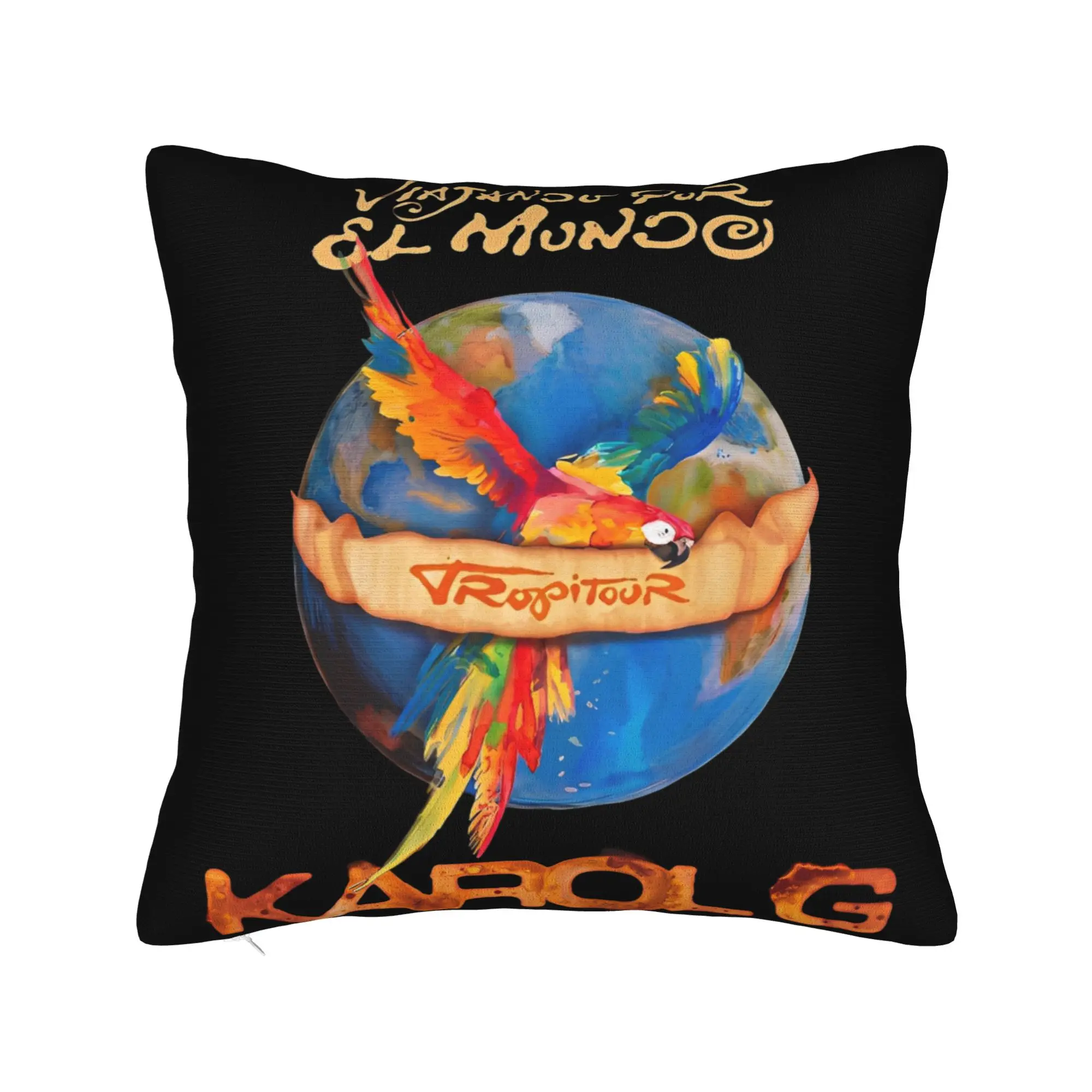 No Me Arrepiento De Sentir Tanto Karols G NMADST  Printed Pillowcase Cushion Cover  Pillow Covers Y2K Seater Decorations