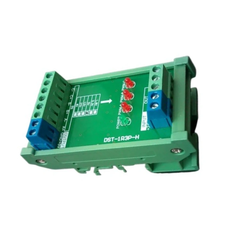 

3-Channel High-Speed Pulse Signal Converter 2MHz - 3.3V/5V/12V/24V Level Shifter for MCU, PLC