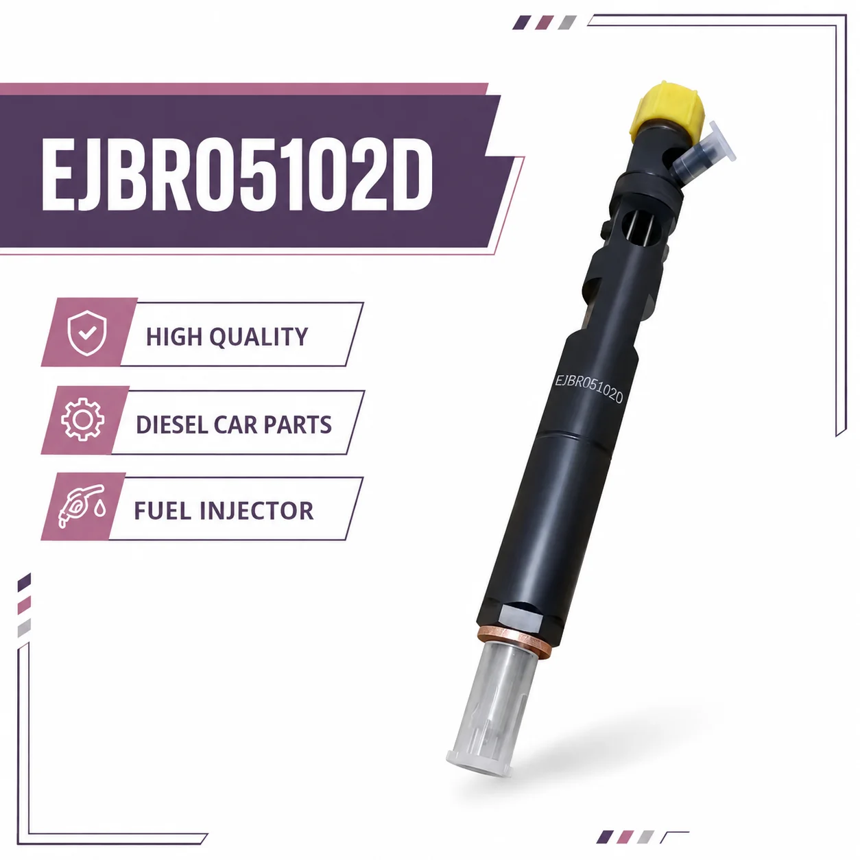 EJBR05102D Euro III Common Rail Fuel Injector Compatible With L381PBD L381PRD Injector Nozzles.LH1830