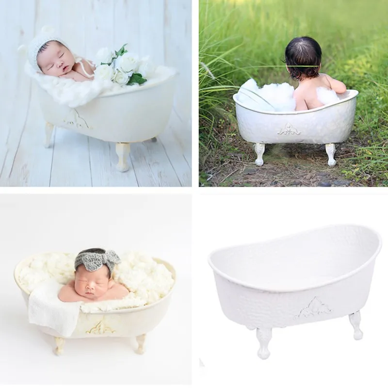 Newborn Photography Prop Baby Photography Props Iron Bath Props Posing Studio Newborn Photography Accessori for Fotografi Shoot