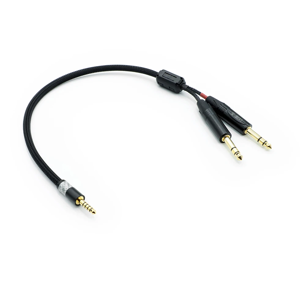 blance 4.4mm balanced 4.4 to dual 6.35 mm trs jack 6.5 for sound 6.5mm 6.35mm male