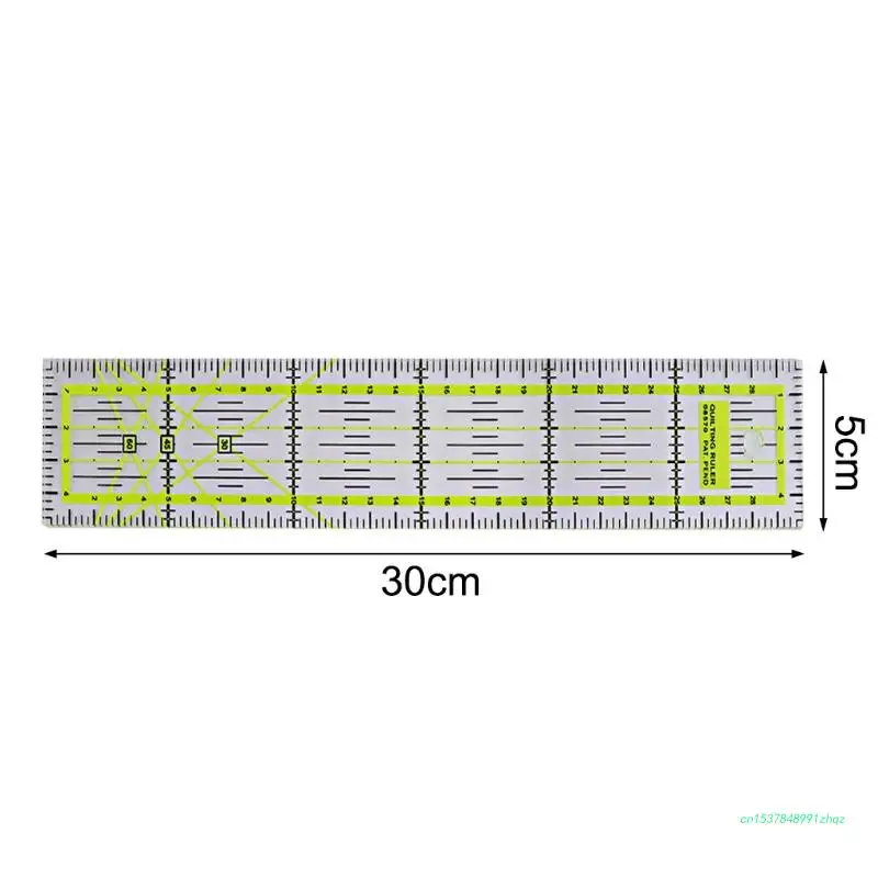 30/45/60cm Quilting Sewing Patchwork Ruler Cutting Tool Thick Transparent DIY