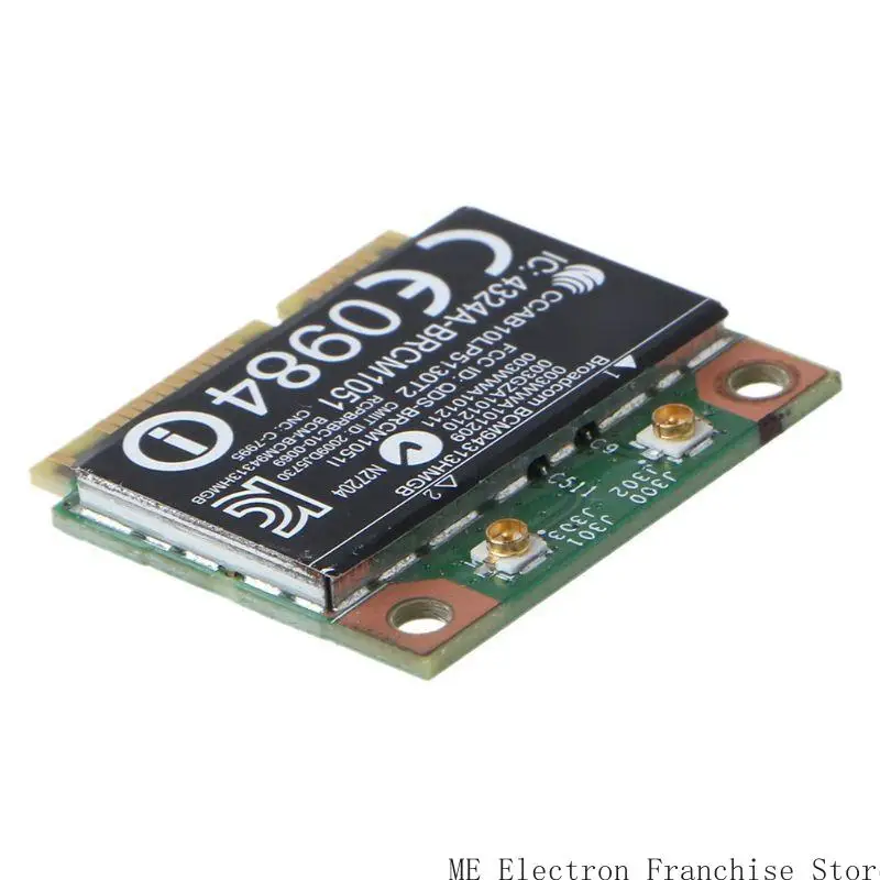T5EA BCM94313HMGB 802.11b/g/n половина мини -беспроводной карты Wi -Fi Bt для ноутбука