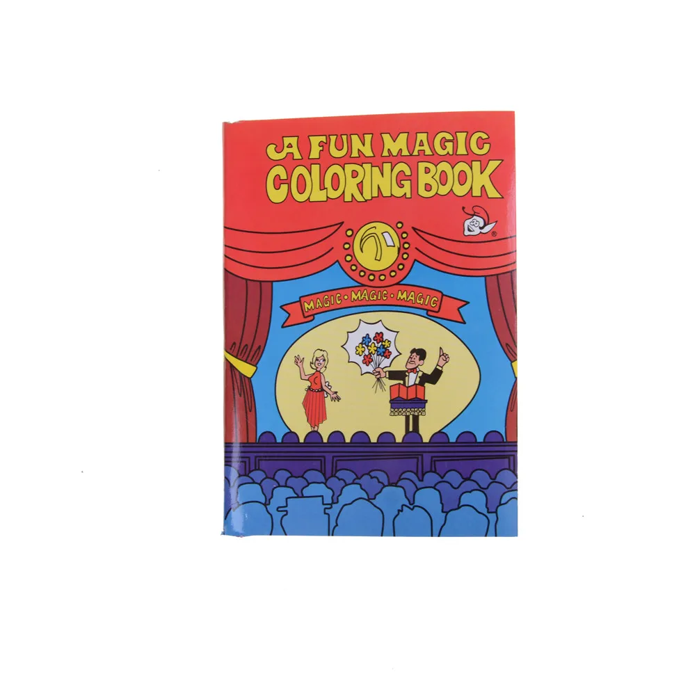 A Fun Magic Coloring Book - Large Size Magic Tricks Cards Best For Kids Magie Book Stage Prop Gimmick Mentalism Funny