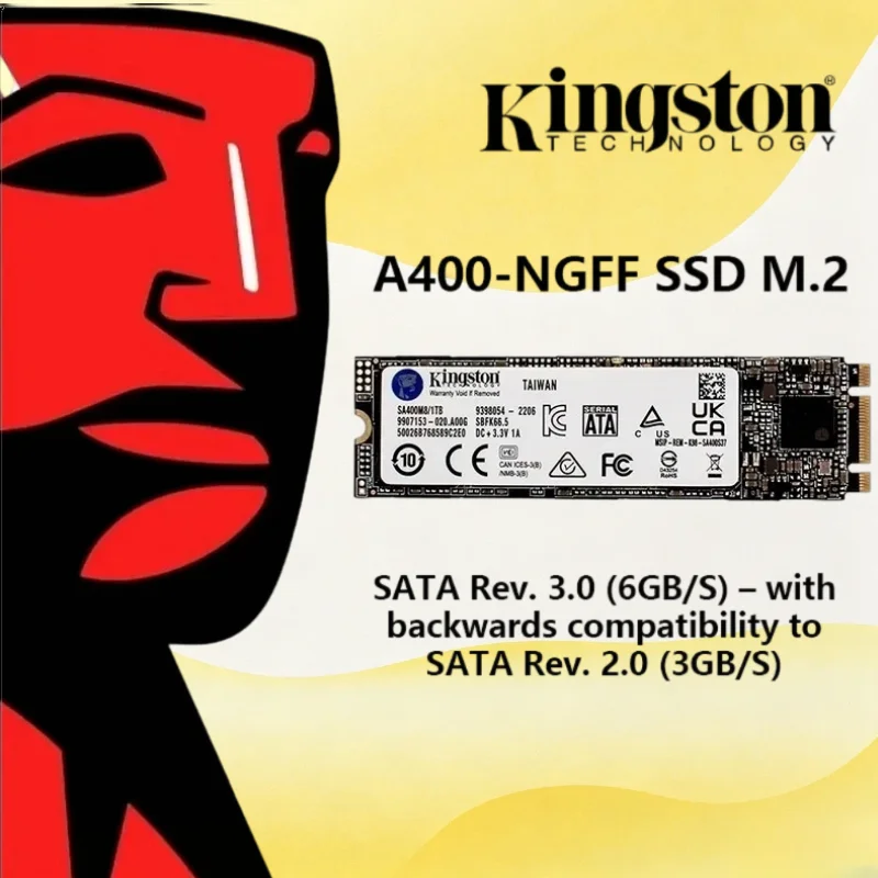SSD Kingston A400-NGFF Internal Solid State Drive M.2 2280 120GB-2TB High Performance Hard Disk For Desktop Laptop