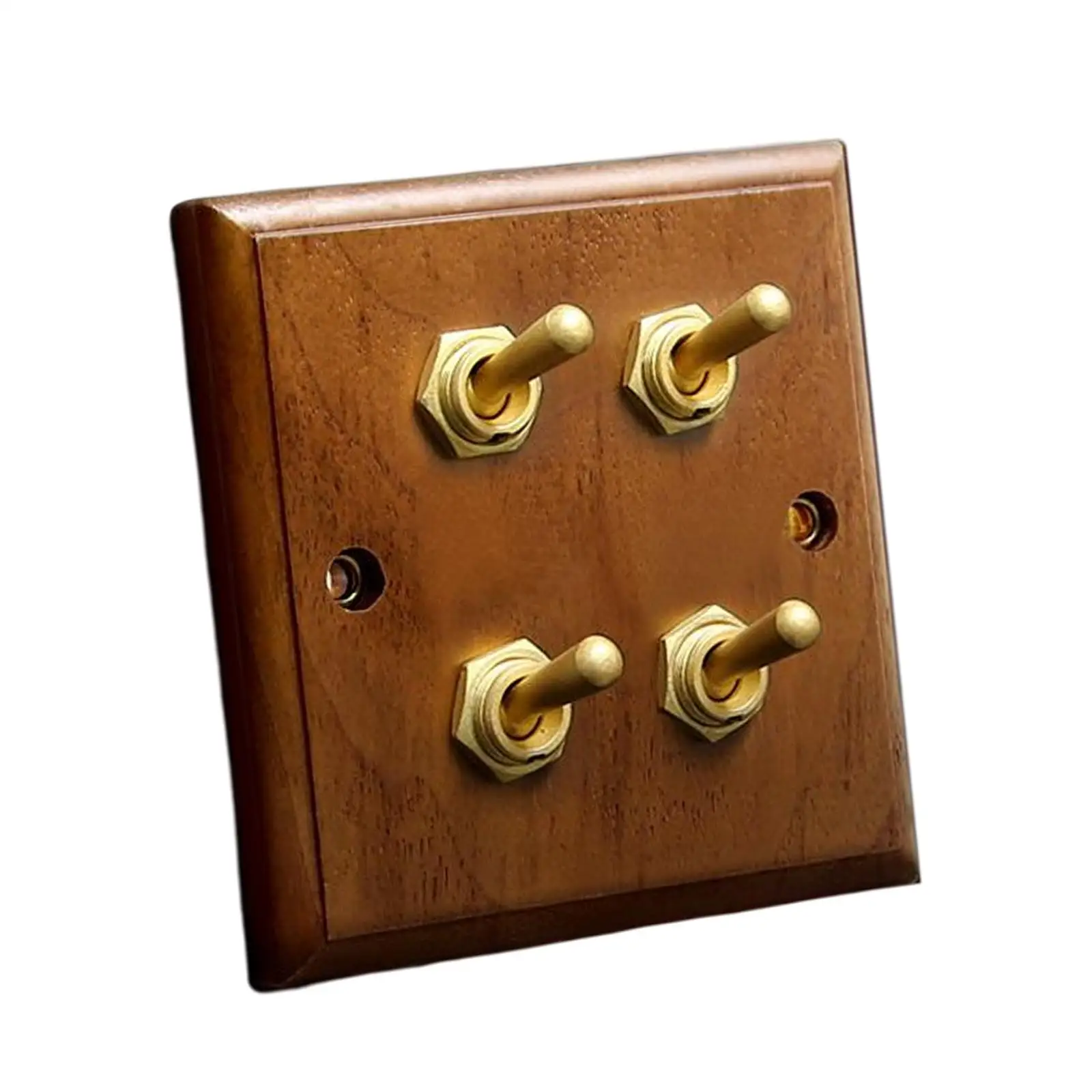 Retro Style Toggle Switch Panel Lightswitch Light Switch Concealed for Home Improvement Bedroom Farmhouse Bathroom Kitchen