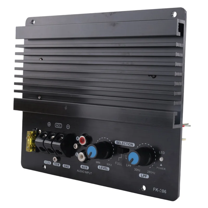 【جديد】2X 1000 واط مضخم صوت السيارة عالي الطاقة أمبير لوح مكبر صوت فرعي قوي 12 فولت