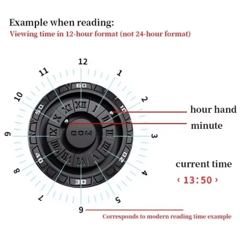 DOM 1726 Design créatif montre pour hommes à Quartz Concept de boule magnétique à la mode Cool à la mode minimaliste montre à Quartz étanche