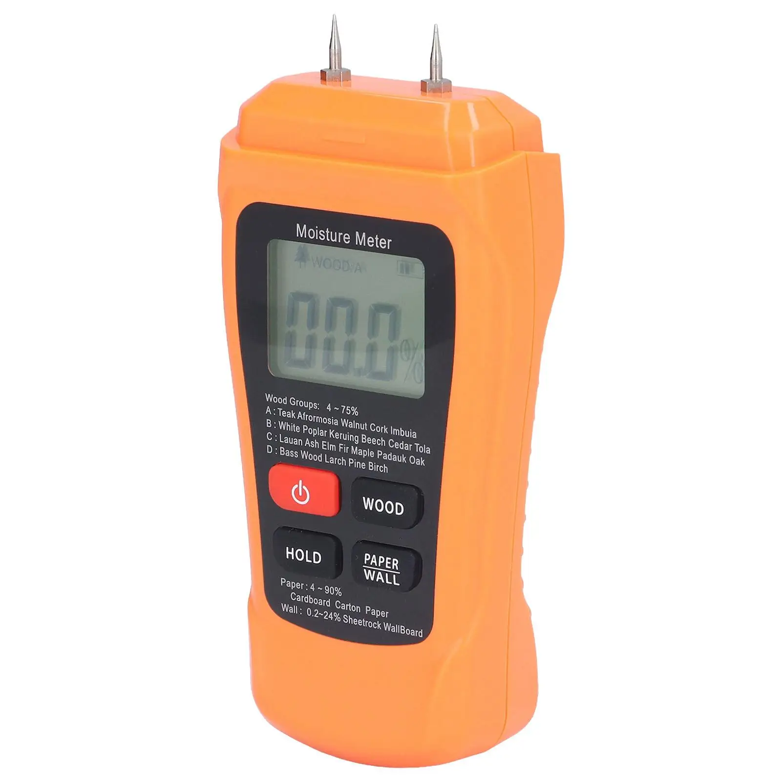 MT18 Professional Moisture Meter with Backlit LCD Display - Easy Operation for Flooring & More