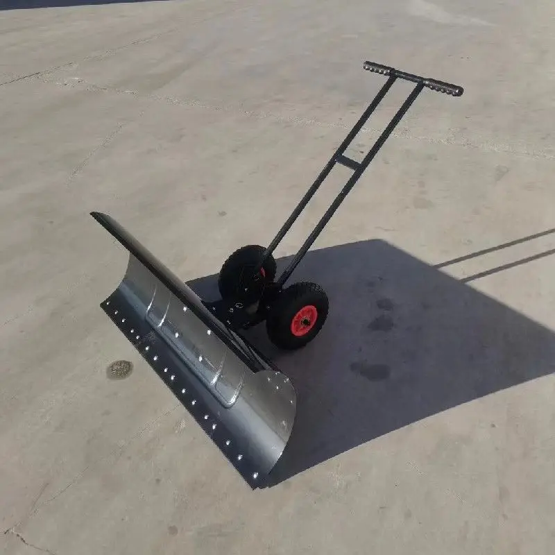 

Snow Pusher Man-Powered Snow Removal Clearing Machine Municipal Sanitation Property Wheeled Snow Shovels