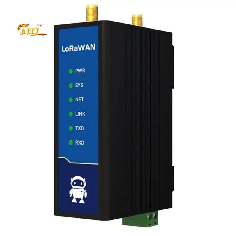 

AEE7-2.4G SX1302 Lora Wan Half Duplex Wireless Modem E870 27Dbm Distance 3KM PA+LNA Remote Ugrade NTP DC 8-28V