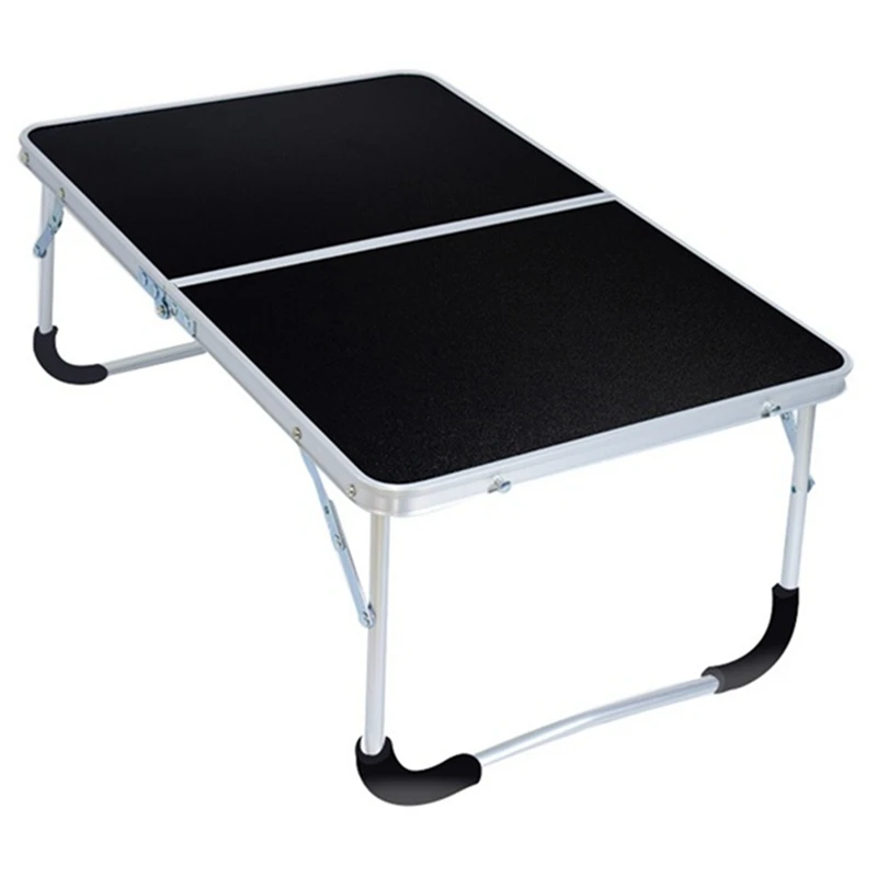 Portable Folding Table Multifunctional Folding Table Portable Picnic Rack Laptop Table For Outdoor Camping Black Black