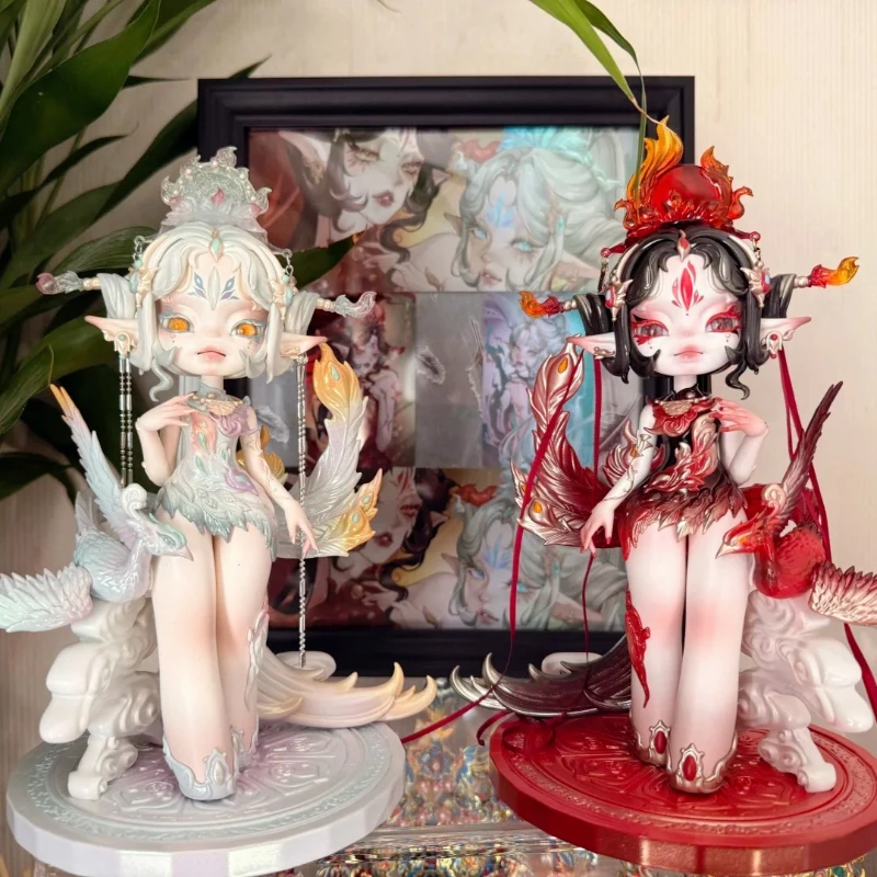 NEW Dominator Svia Fallen Angle Action Figure Black and White Queen Doll Vintage Elf Beauty Baby Designers Toy Art Collection