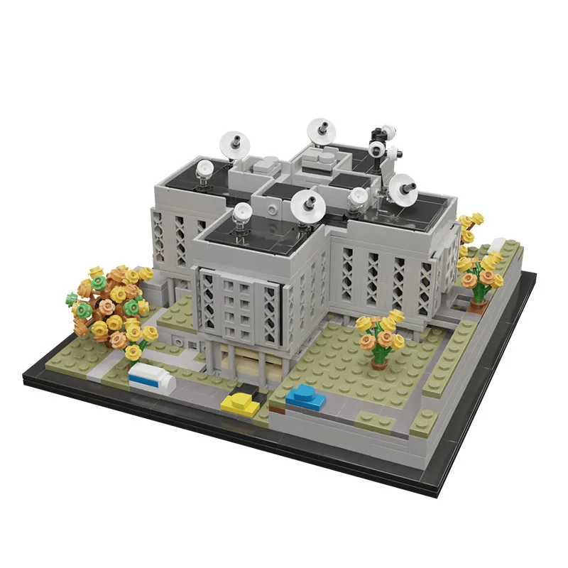 

MOC Hockinson National Laboratory World Classic 114786 building block toys children's educational collection bricks gift