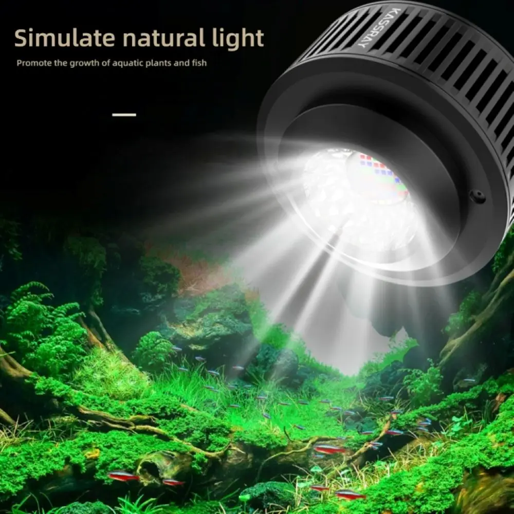 Kassray K5/K9Pro Full Spectrum Freshwater Aquatic Plant Light Dimmable Native Aquarium Light WIFI Control for Freshwater