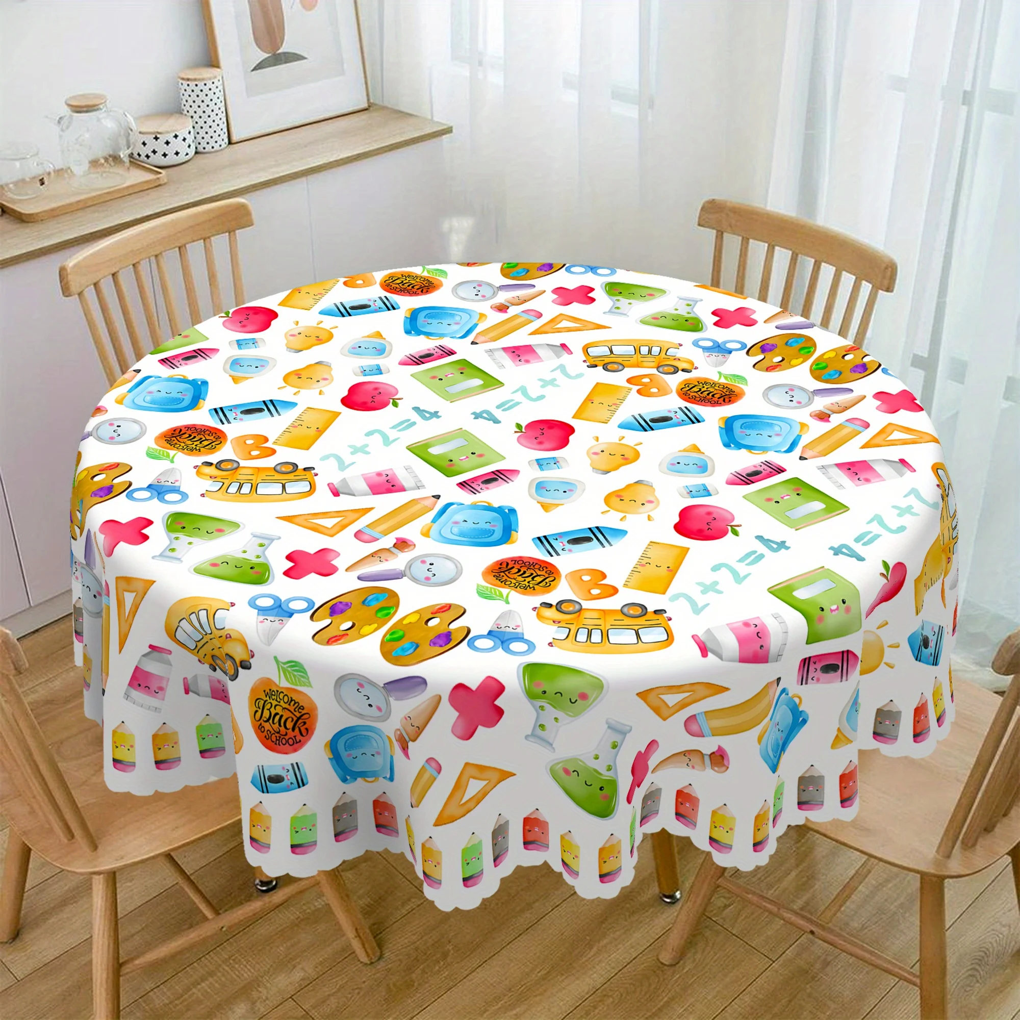 One white back-to-school table - Home Office News review and price
