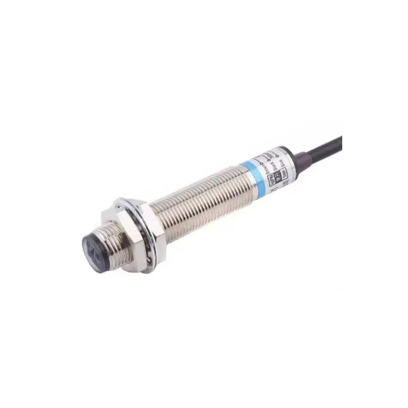 M12 Diffuse Reflection Photoelectric Switch Sensor DC24V NPN PNP NO Adjustable Sensing Distance 0-3m