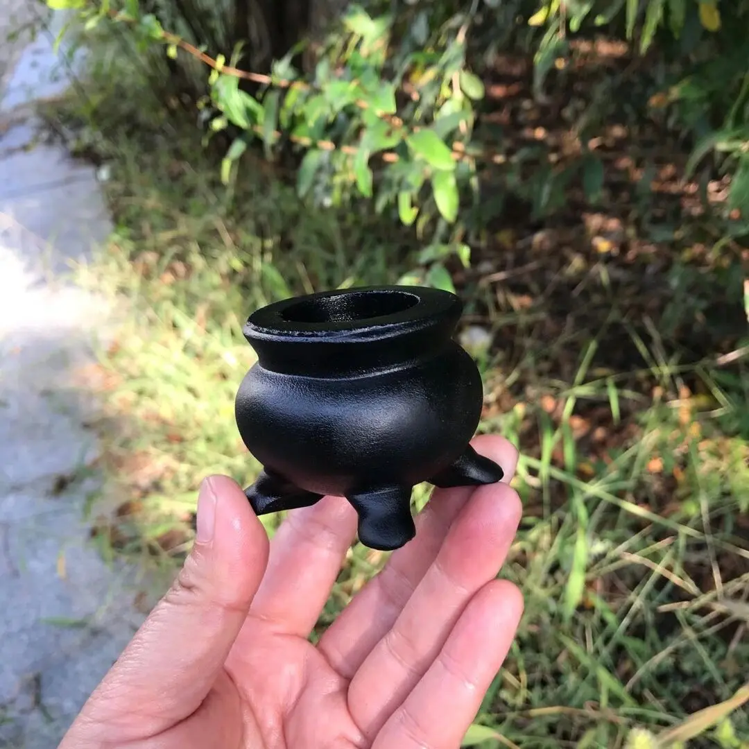 Unique High Quality Pure Natural 0f Black Obsidian Delicate censer for Yoga Meditation,Spiritual,Reiki Balancing