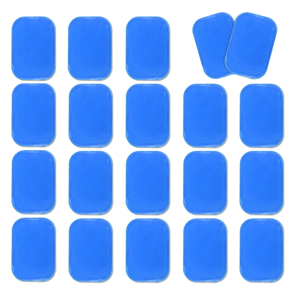 20pcs EMS Gel Pads Hydrogel stickers For ABS Trainer Abdominal Gel Stickers Muscle Stimulator Replacement Slimming Massage Patch