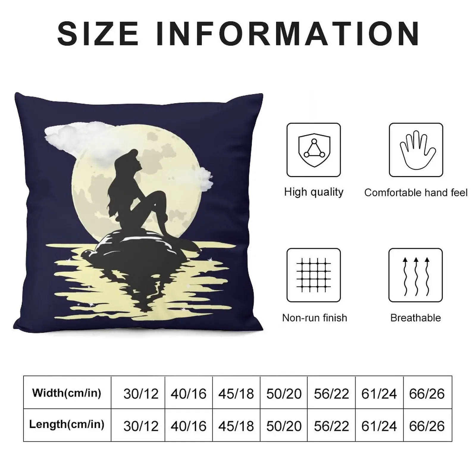 Under the Moonlight Throw Pillow Pillowcases For Pillows Christmas Pillows pillow