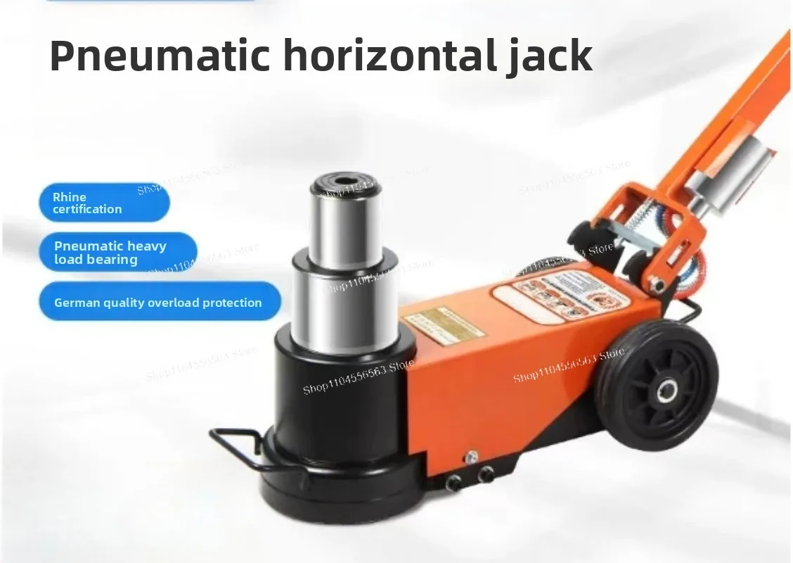 Horizontal Pneumatic Jack 80 Tons New 50t100 Cart Hydraulic Daughter Top