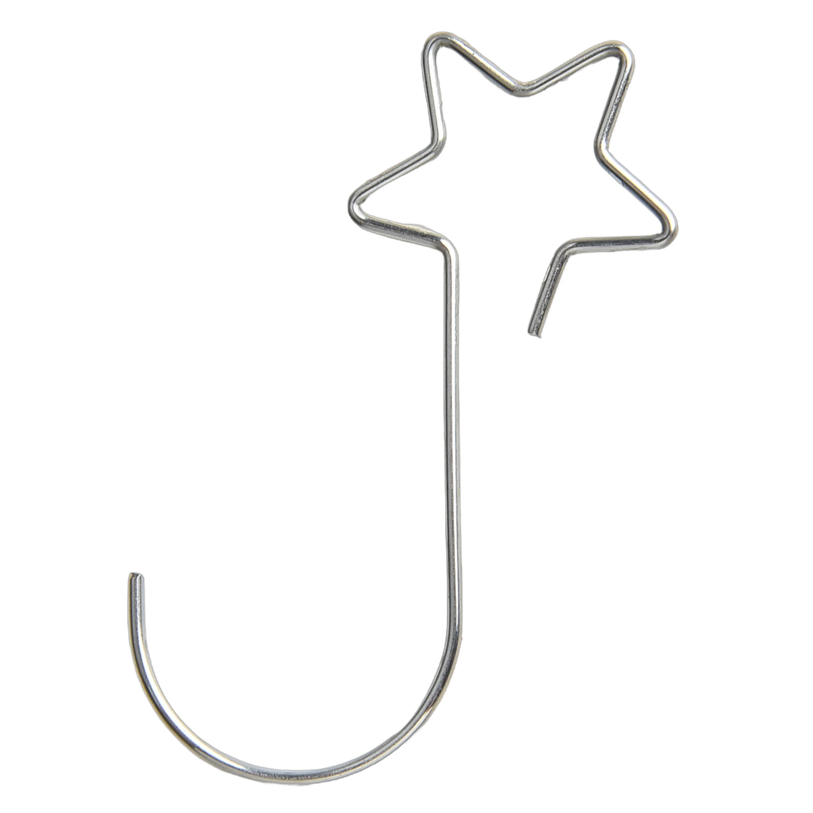 20Pcs Christmas Metal Star Decorations S-shaped Hooks For Christmas Tree Hanging Wreath Pendant Clasp New Year 2025 Ornaments