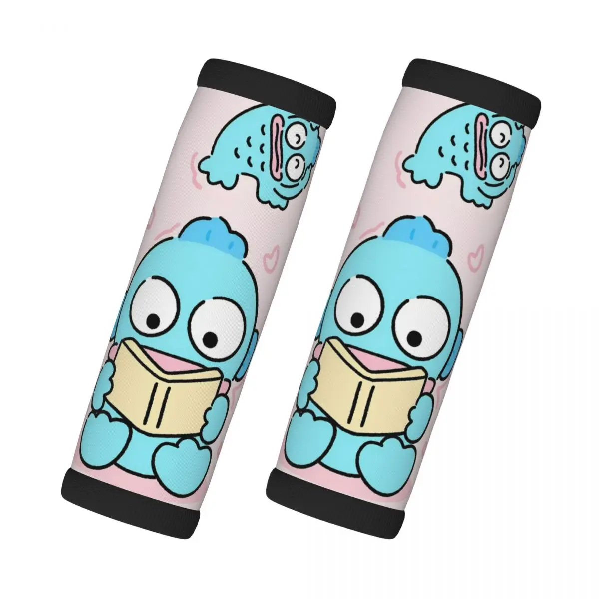 

Custom Hangyodon Luggage Handles Wrap Grips 2 Pcs Neoprene Suitcases Luggage Travel Accessories For Backpack Shoulder Pad