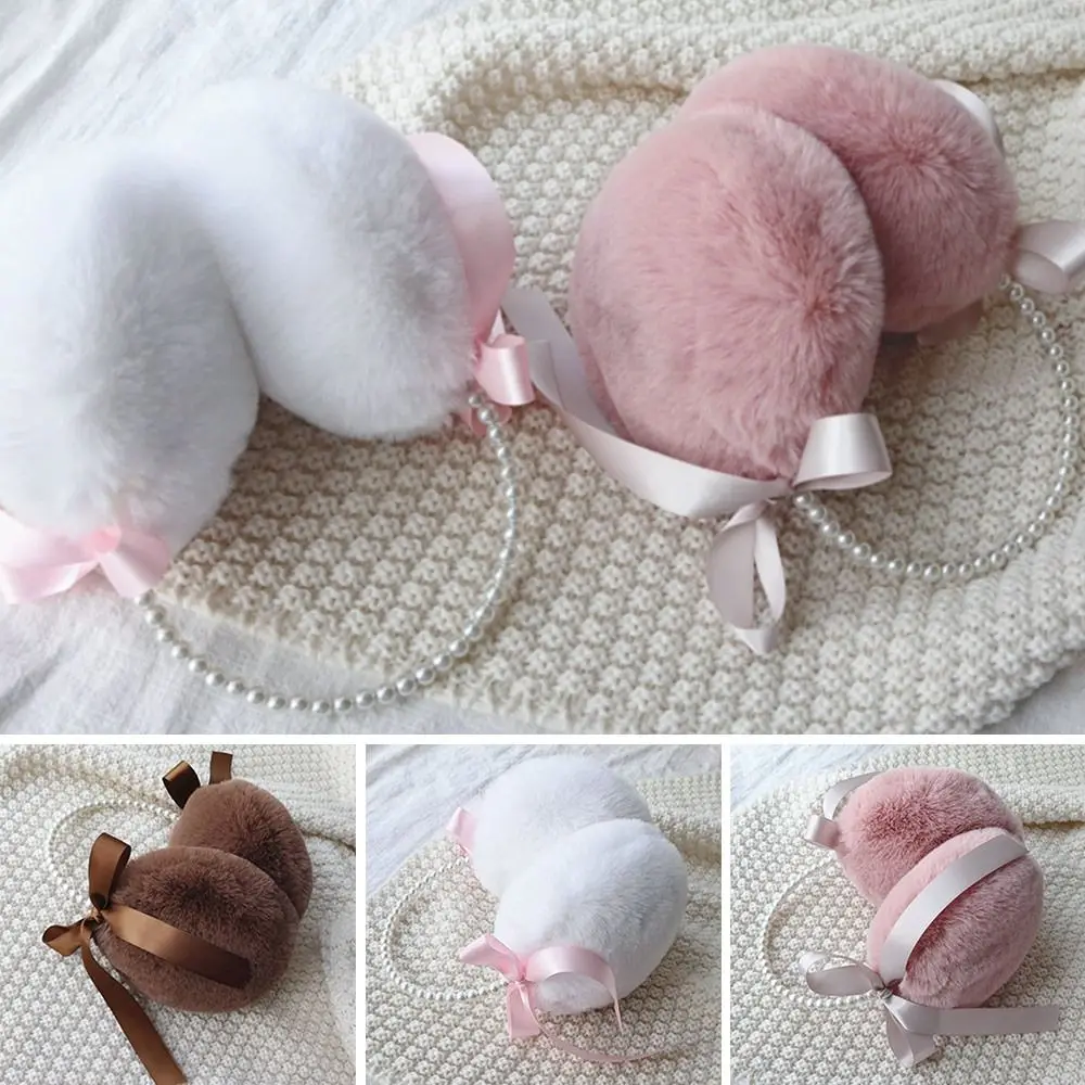 Cute Fluffy Warm Cosy Ear Warmer Ear Cover Plush Earmuffs Earflaps