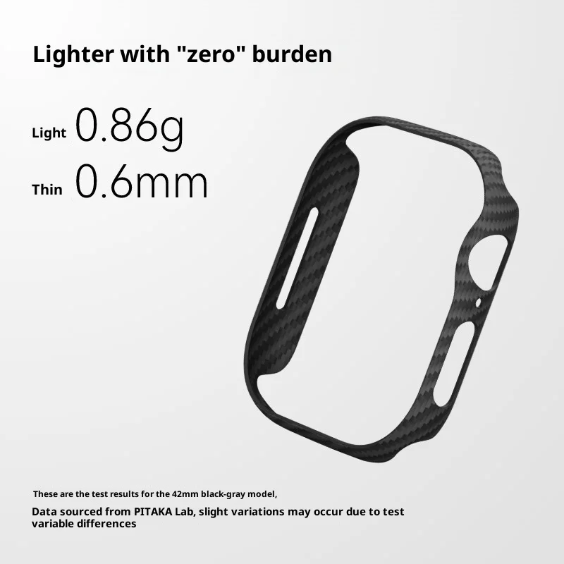 حافظة بمقبض PITAKA Kevlar 600D Sunset Moon Rise لساعة Ultra2/S11/10/9 حافظة واقية خفيفة الوزن مضادة للسقوط 42/46/49 مللي متر