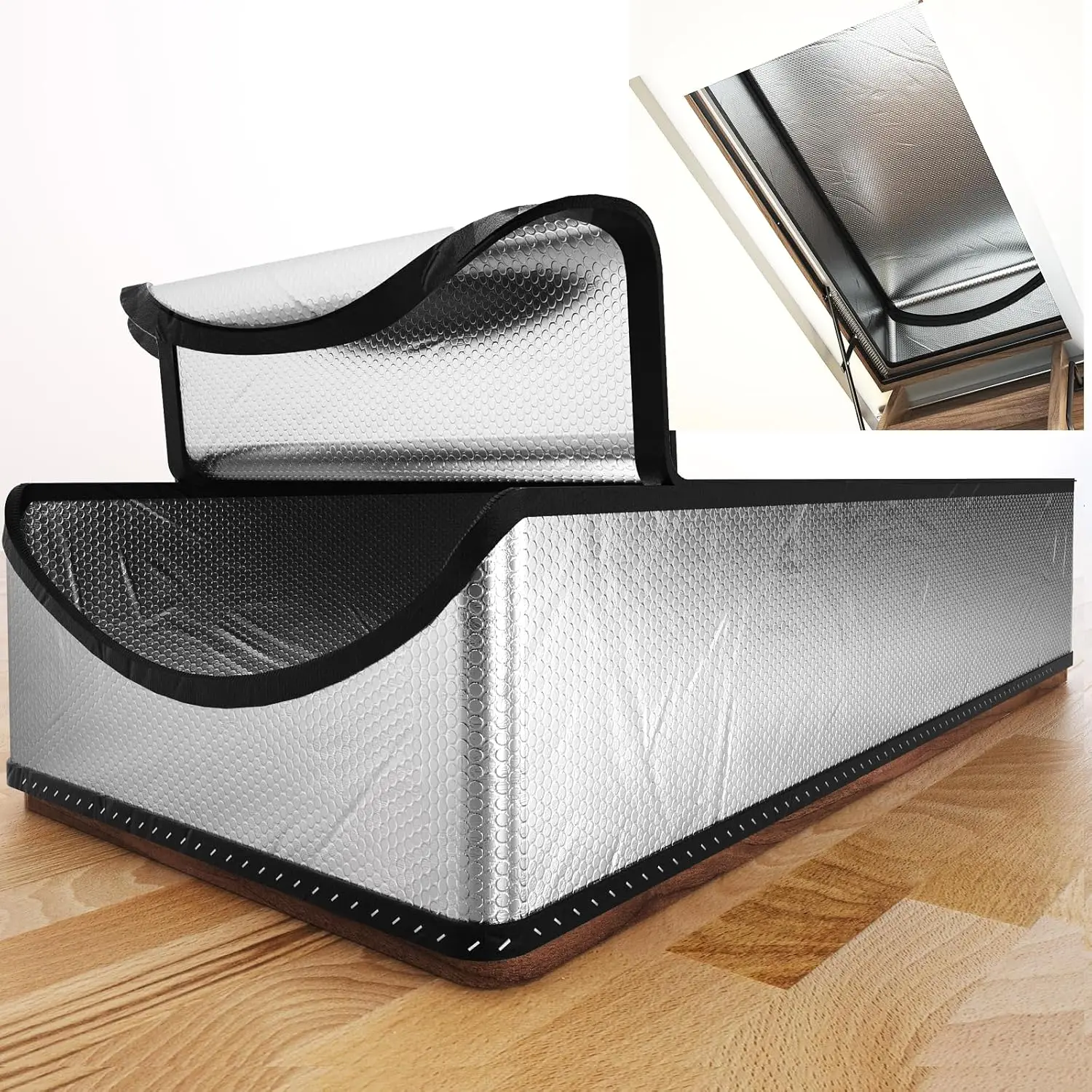 Attic Stairway Insulation Cover Double Bubble Insulator Attic Stairs Door Ladder Energy Saving Pull Down Stairs Tent with Zipper