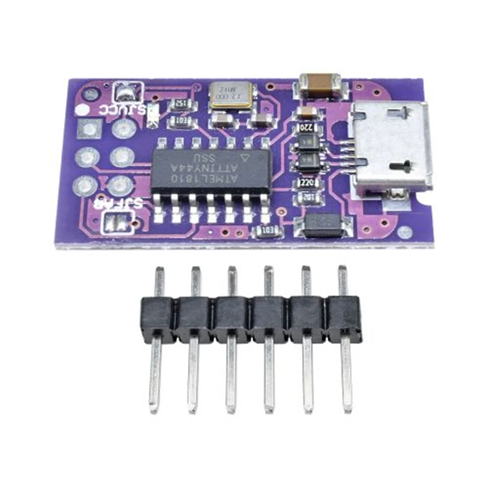 DC 5V Micro USB Tiny AVR ISP ATtiny44 ATTiny45 85 USBTinyISP Programmer Module For Arduino IDE Bootloader ISP Microcontroller