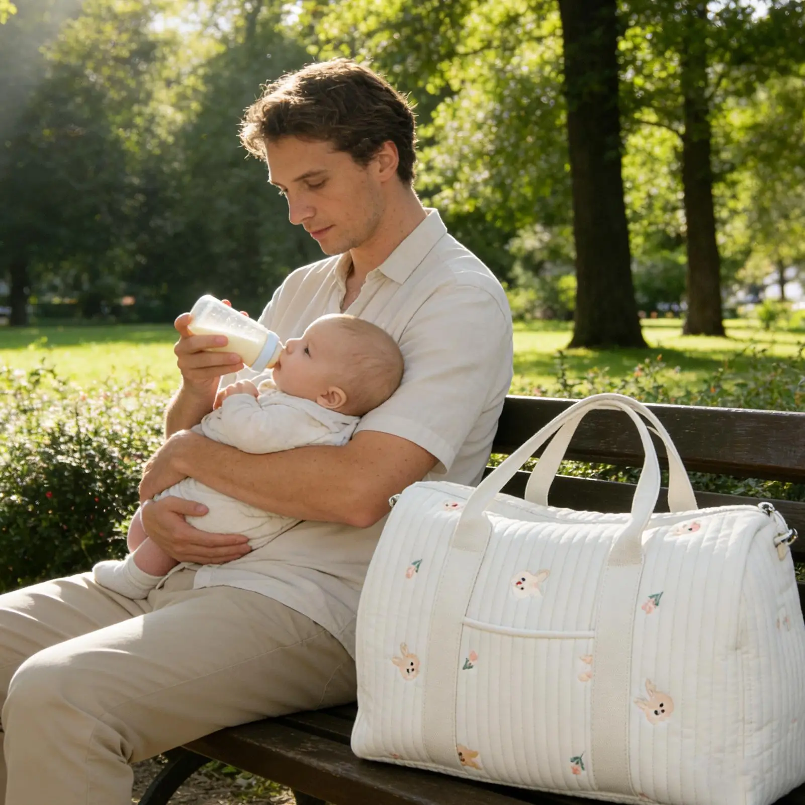 

Diaper Bag Waterproof Large Storage Organizer Boy Changing Diaper Bag For Mom For Mom Dad Parents Maternity Pregnancy Delivery