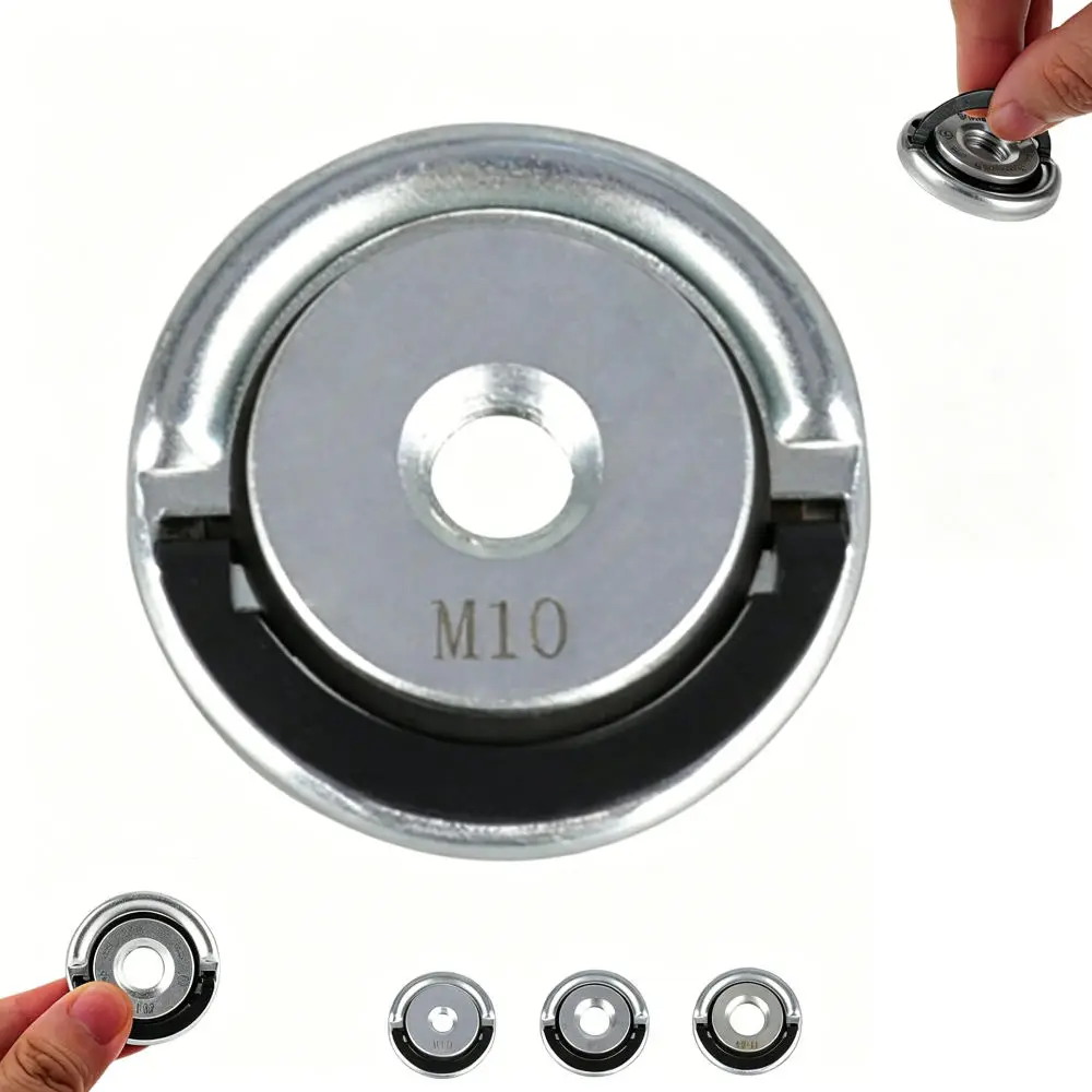 Durable Angle Grinder Quick Release Nut M14 M10 5 8 11 Self Locking Flange Adapter Clamping Plate Metal Tool