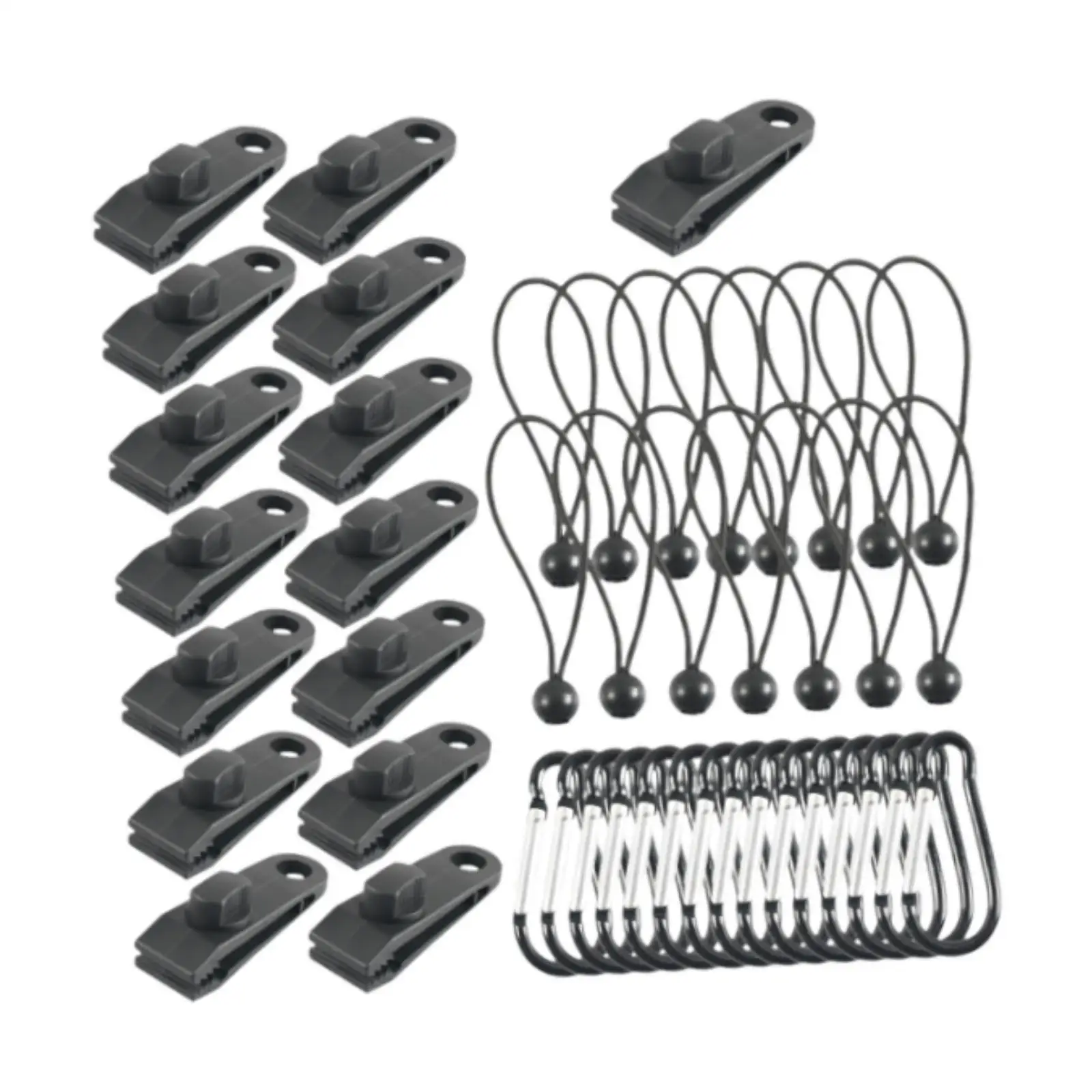 45Pcs Tarp Clips Tarp Clamps for Camping Trips Waterproof Cloths Pool Cover