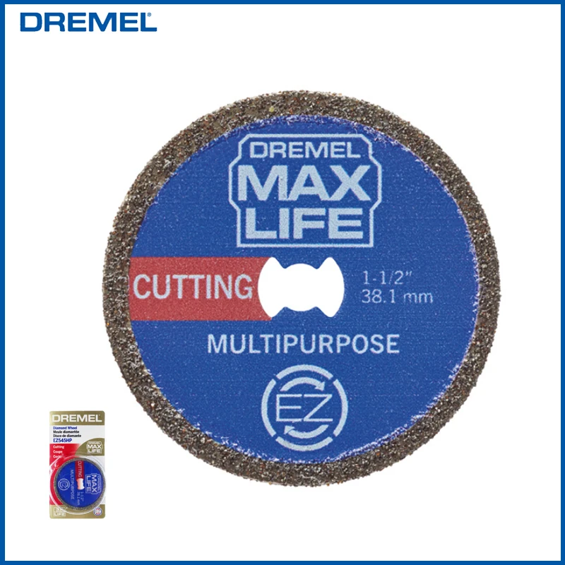 

Dremel Max Life EZ545HP High Performance Diamond Wheel 1-1/2" (38.1mm) Dremel Rotary Tool Accessory For Cutting Marble Concrete