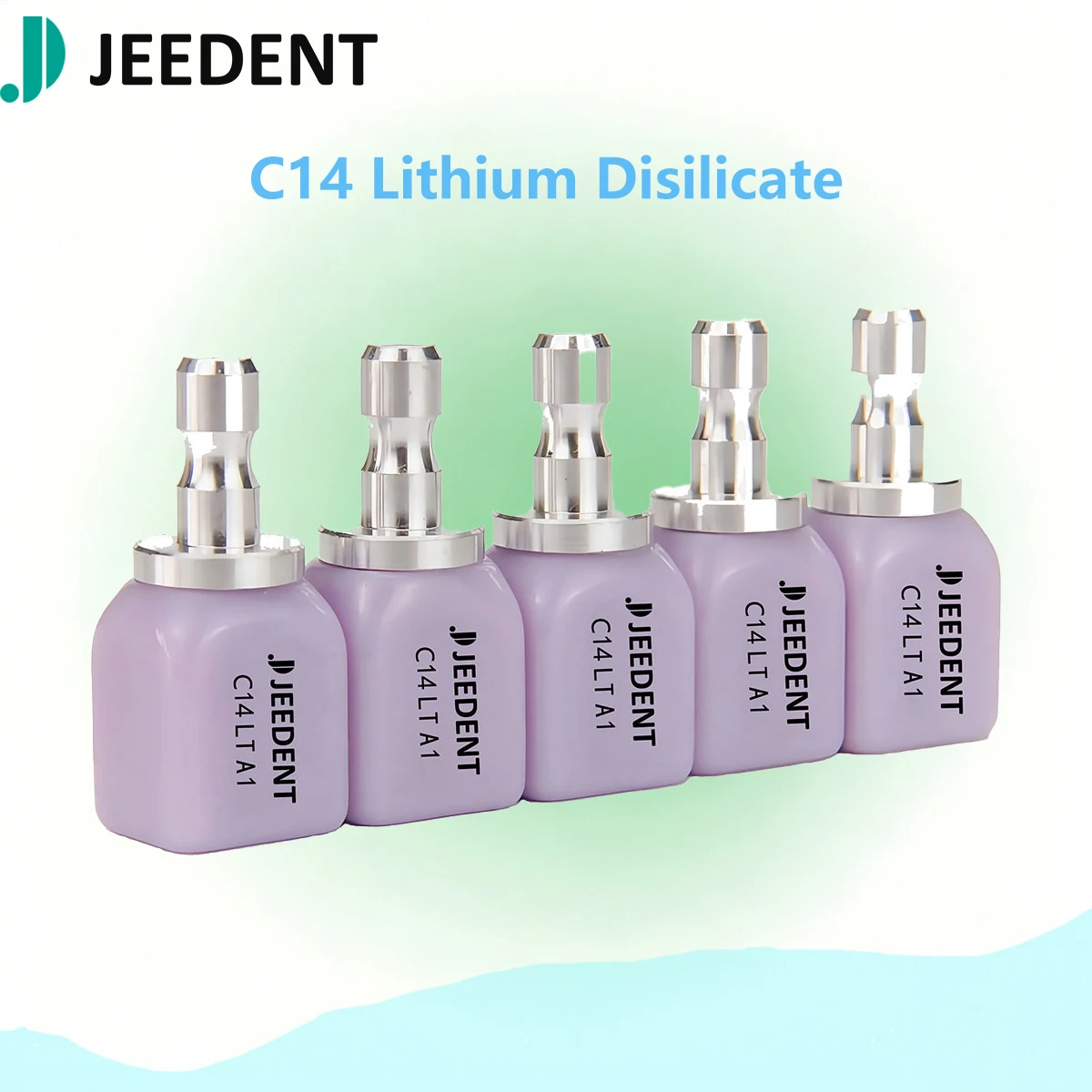 

10PCS JEEDENT Lithium Disilicate C14 Glass Ceramic Blocks Dental Cubes LT/HT for CAD/CAM Sirona Cerec Dentistry Milling Material