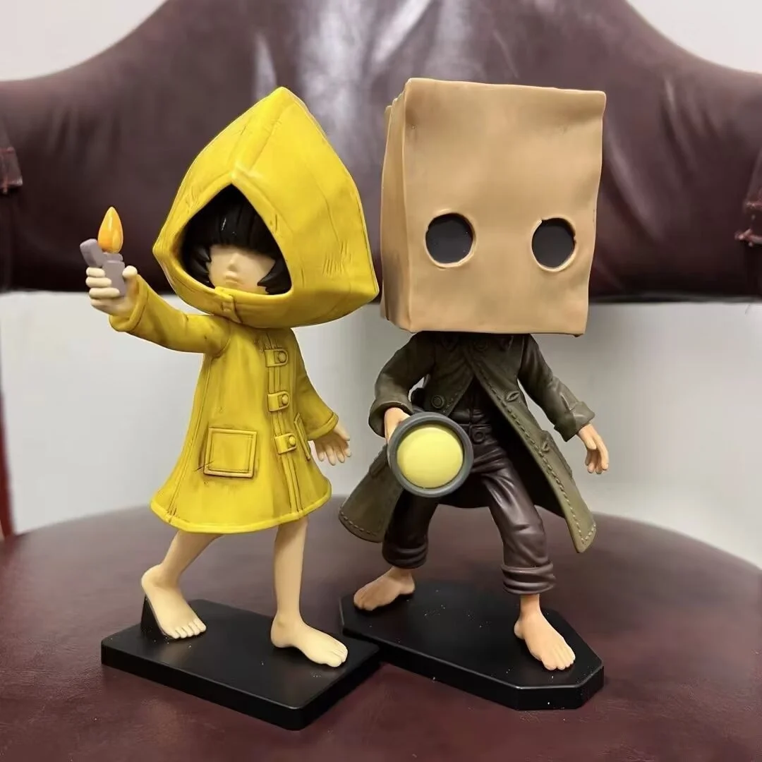 

17cm Little Nightmares Figure Six Mono Anime PVC Figures Cartoon Cute Doll Toy Collect Model For Gift Game Ornament Models