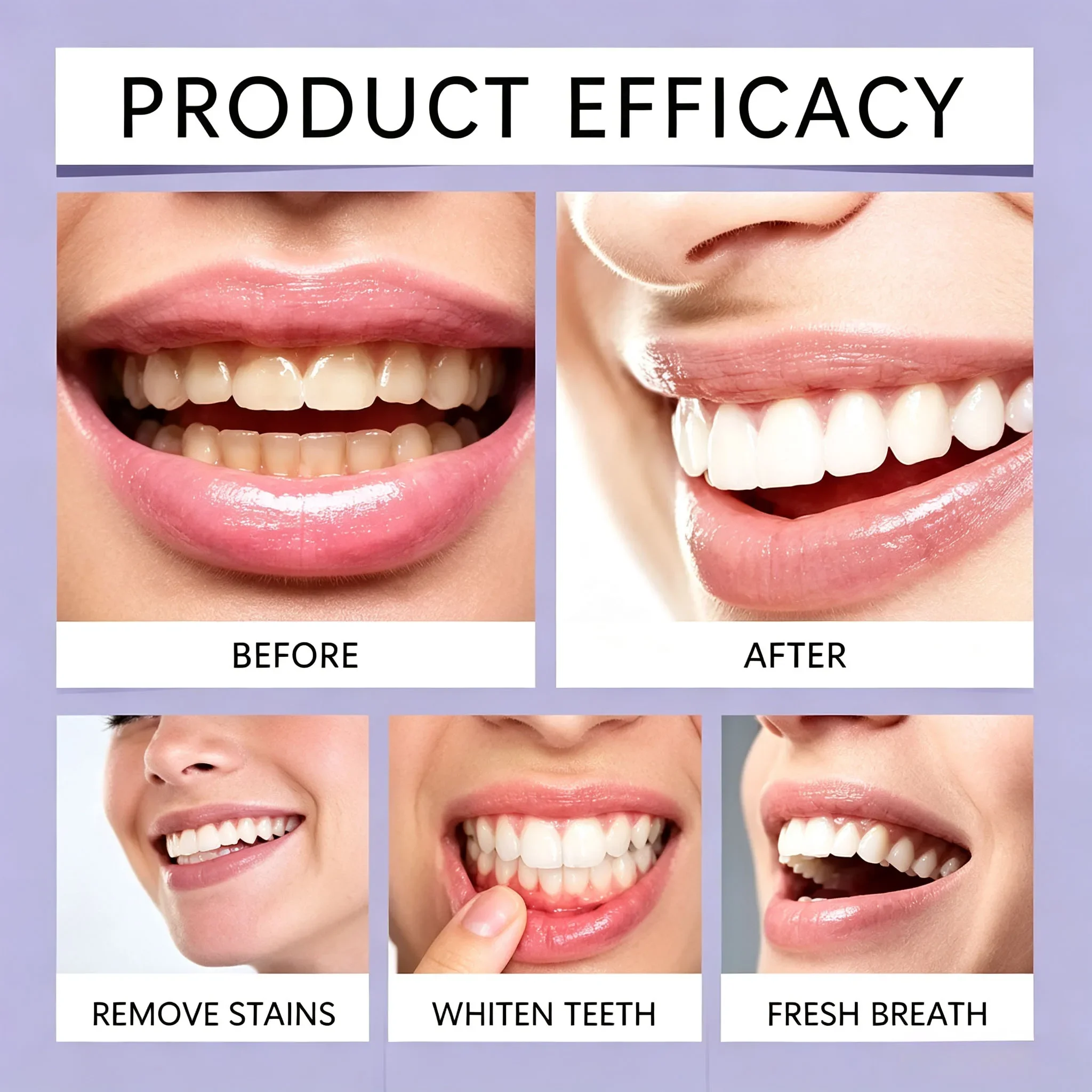 Teeth Brightening Toothpaste, Fix Yellow Teeth, Eliminate Coffee Tea Wine Stains for Brighter Smile Gentle on Tooth Enamel