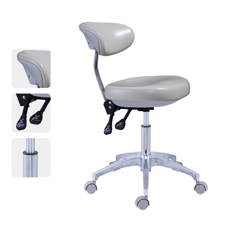 Hospital Dental Clinic Furniture Doctor Stool With adjustable backrest Seat for Dentist