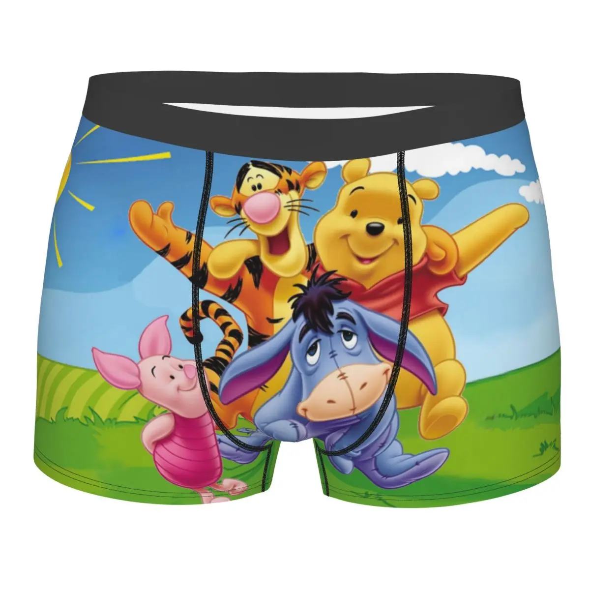 

Custom Winnie The Pooh Boxers Shorts Men's Briefs Underwear Novelty Underpants