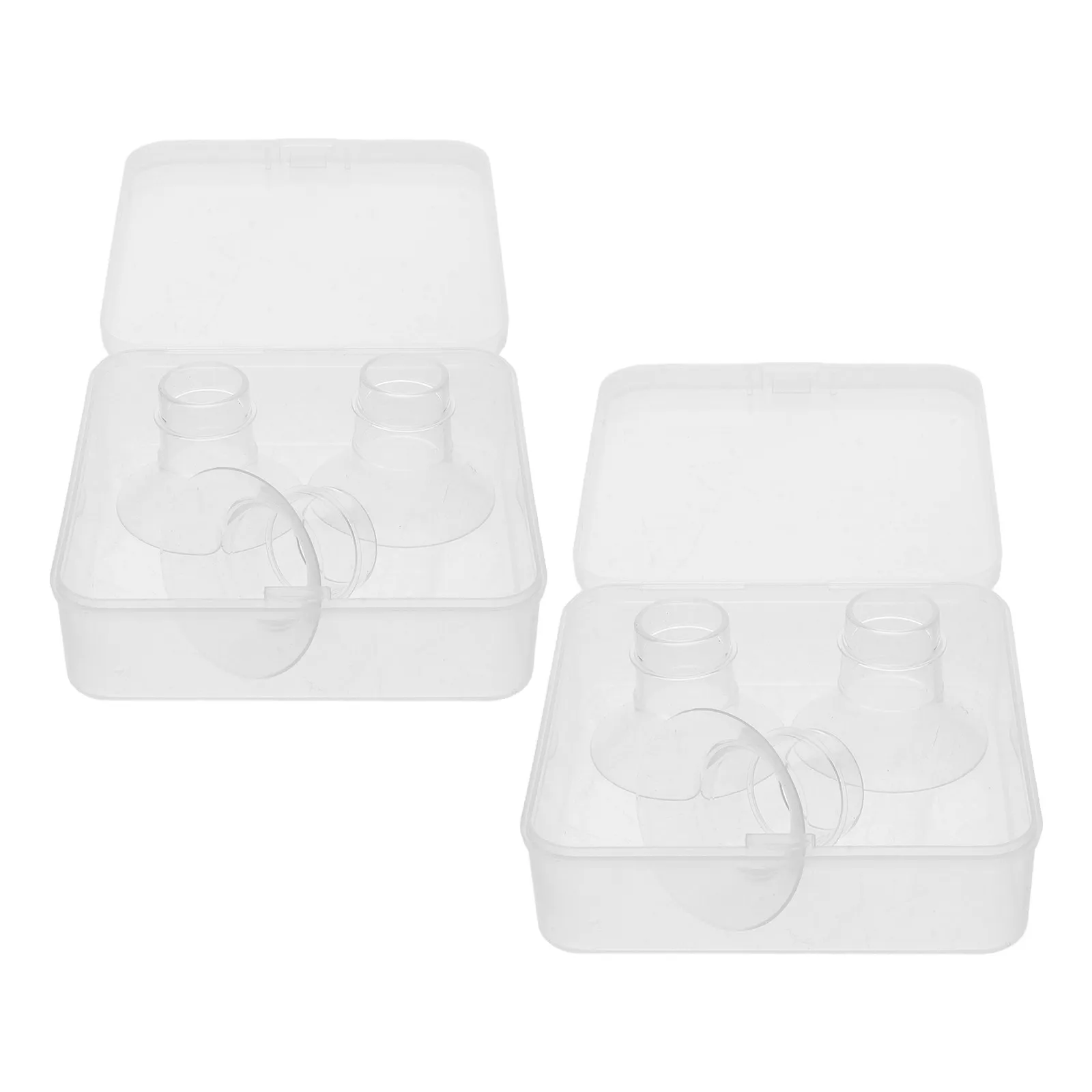 

6Pcs Breast Pump Supplies Silicone Flange Inserts Reusable 20Mm 21Mm 24Mm Wearable Flange Replacement Parts for Electric Breast