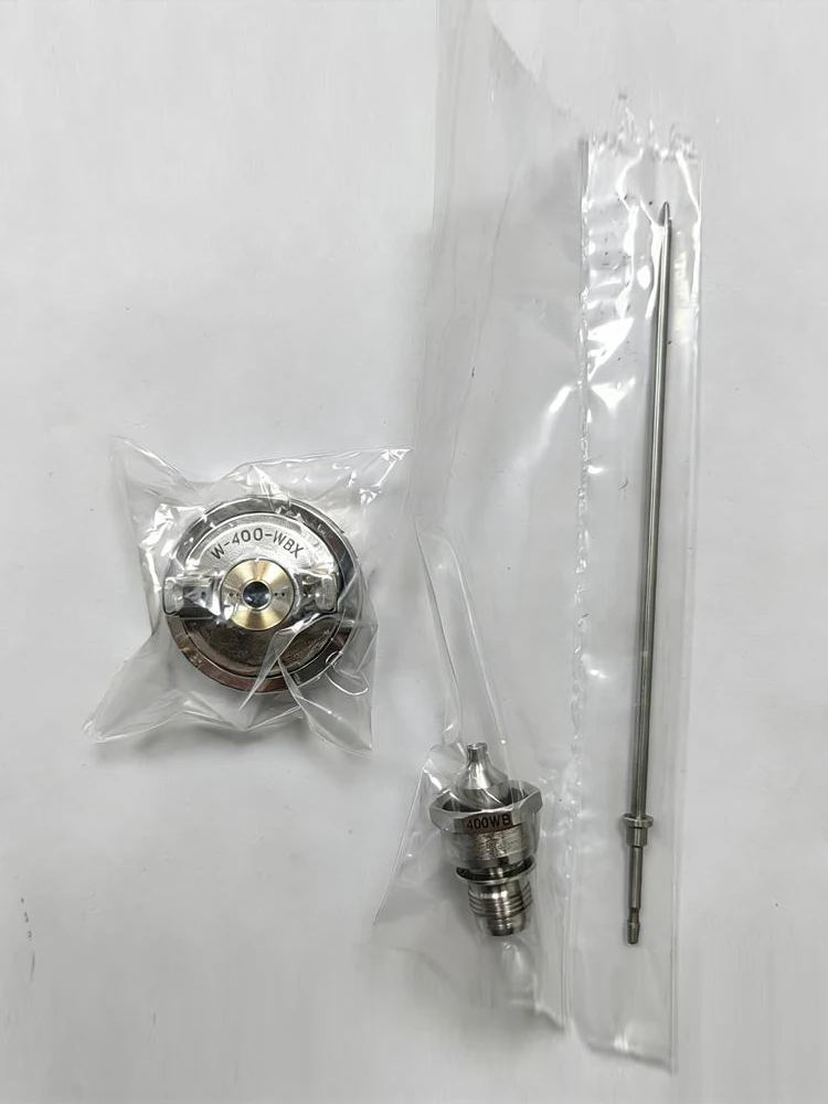 Kit de réparation pour pistolet de peinture pneumatique japonais W-400WBX-134G, accessoire aiguille et buse 1,3 mm avec embout fendu et capuchon d'air W400WBX