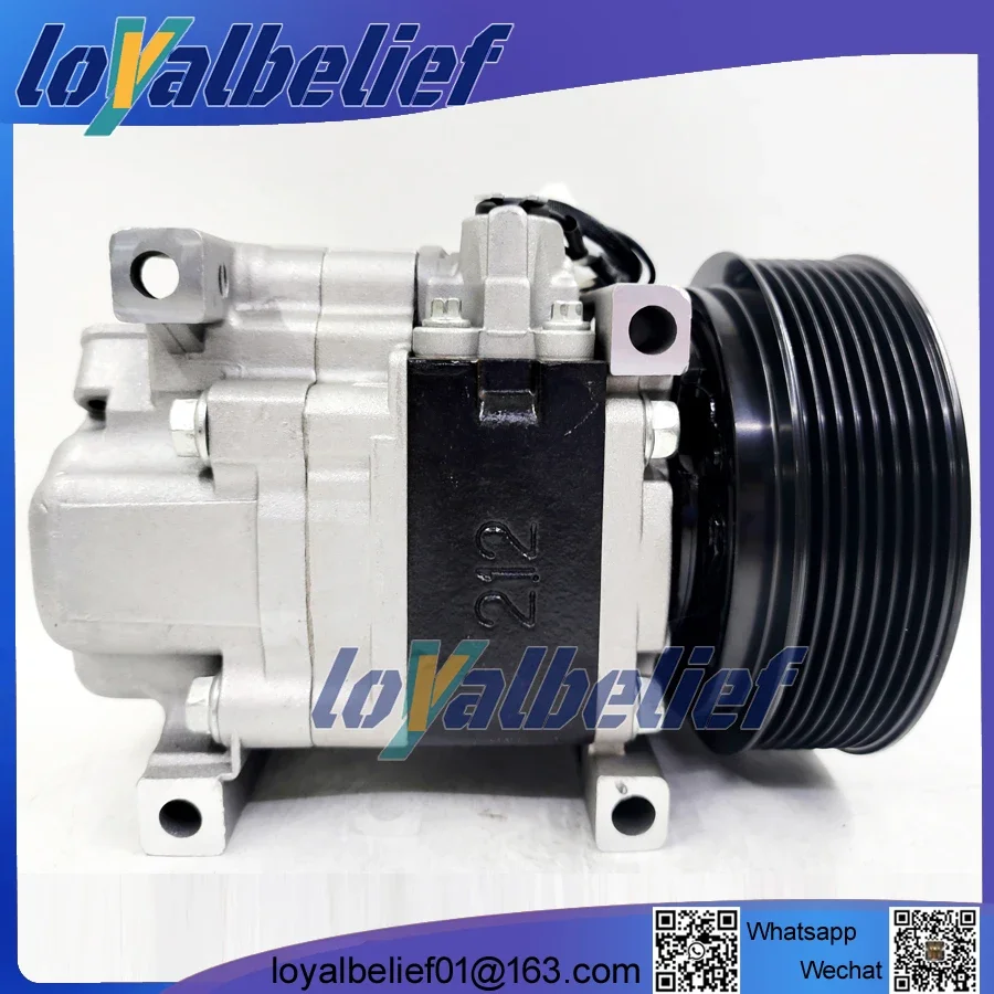 AC Compressor R134a For Mazda 5 6 GDB161450 GAM6-61-K00 GAM661K00 H12A1AQ4HE H12A0CA4JE H12A1AE4DC GJ6F61K00A GJ6F-61-K00A