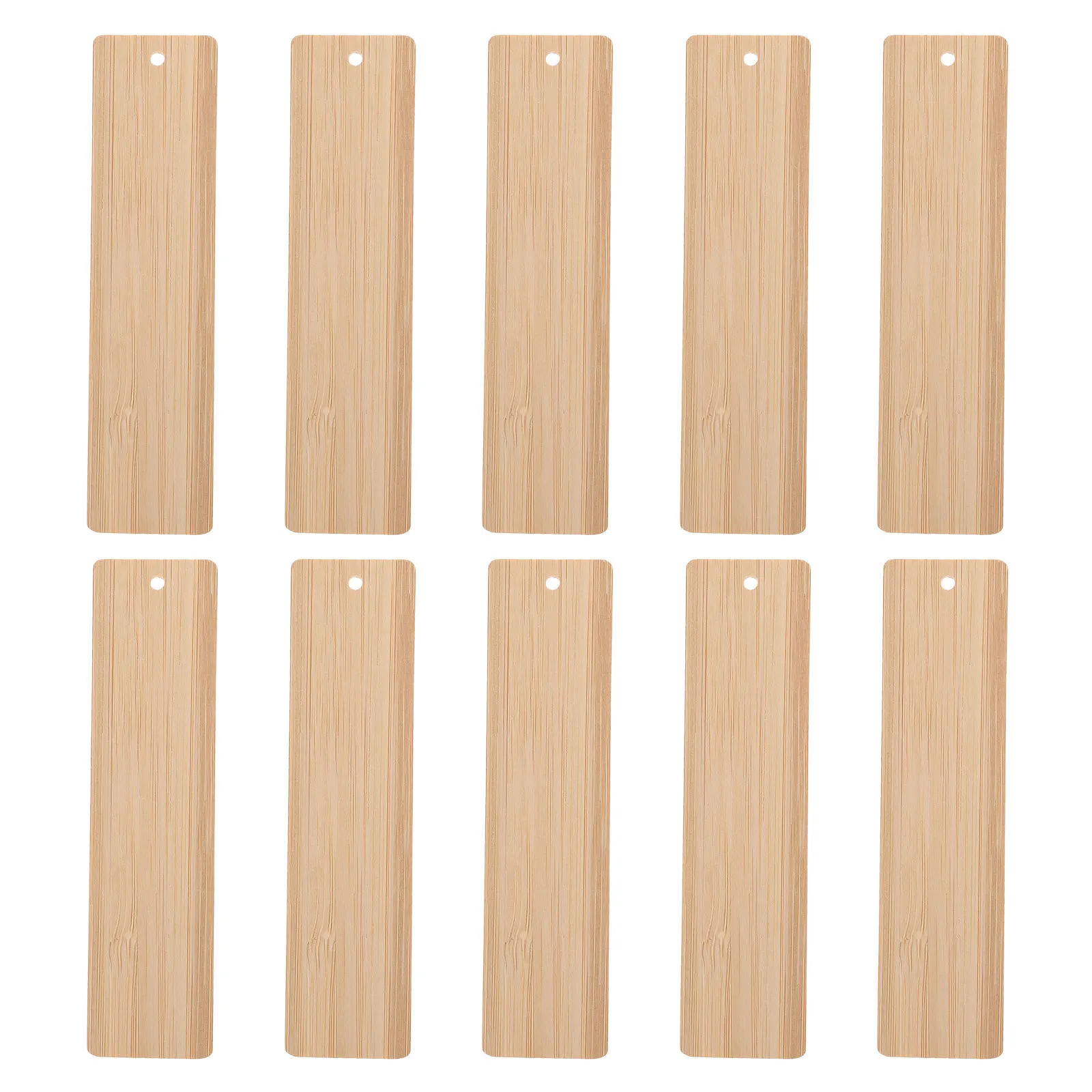 10 قطعة الإشارات المرجعية الخيزران فارغة Diy بها بنفسك الحرفية العلامات لم تنته خشبية معلقة زينة للهدايا التسمية زجاجة نبيذ شجرة مزخرفة