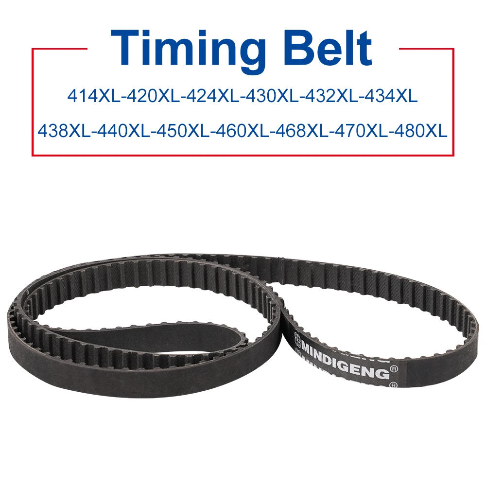 XL Transmisson Belt 414/420/424/430/432/434/438/440/450/460/468/470/480XL Rubber Belt Trapezoid Teeth 10/15/20/25/30mm Width