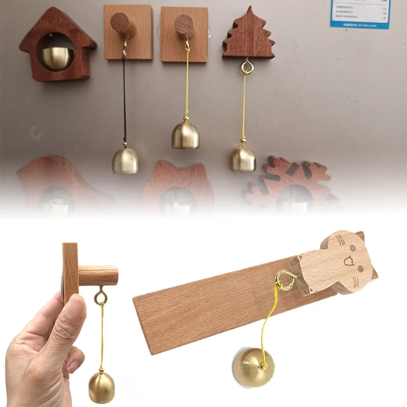 

Деревянный дверной звонок, колокольчик для владельца магазина, подвесной декоративный восхитительный звук, открывающийся дверной звонок, дверной звонок, садовый домашний декор, подарок